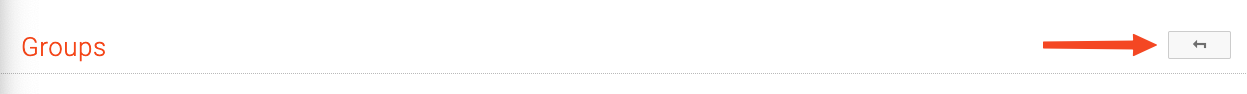 Back to User management