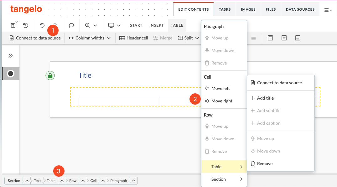 Three ways to connect to a data source
