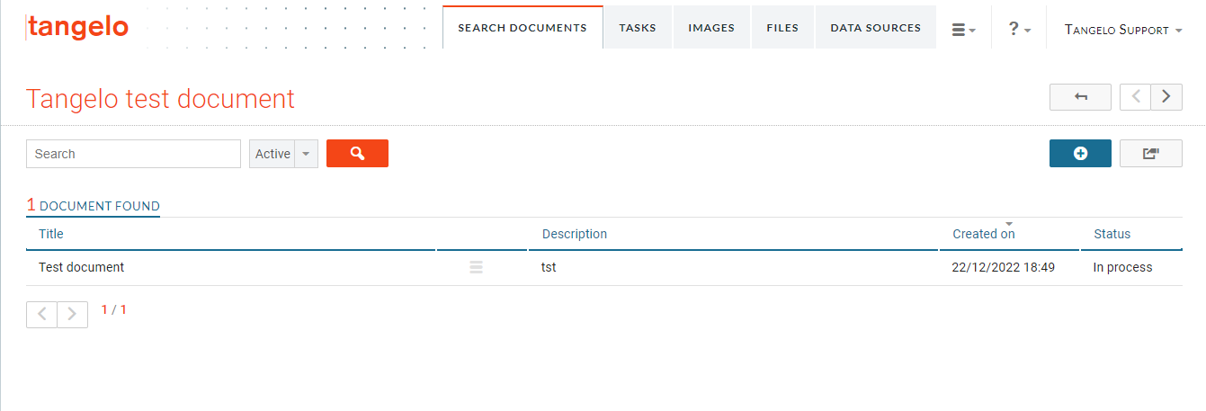 List of documents